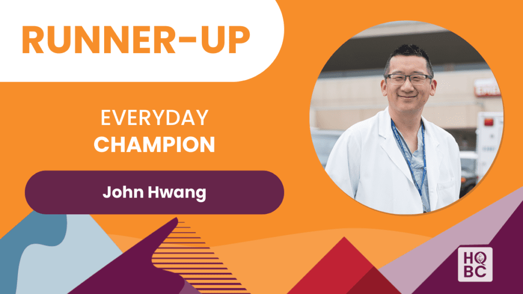 Everyday Champion - Runner Up - John Hwang