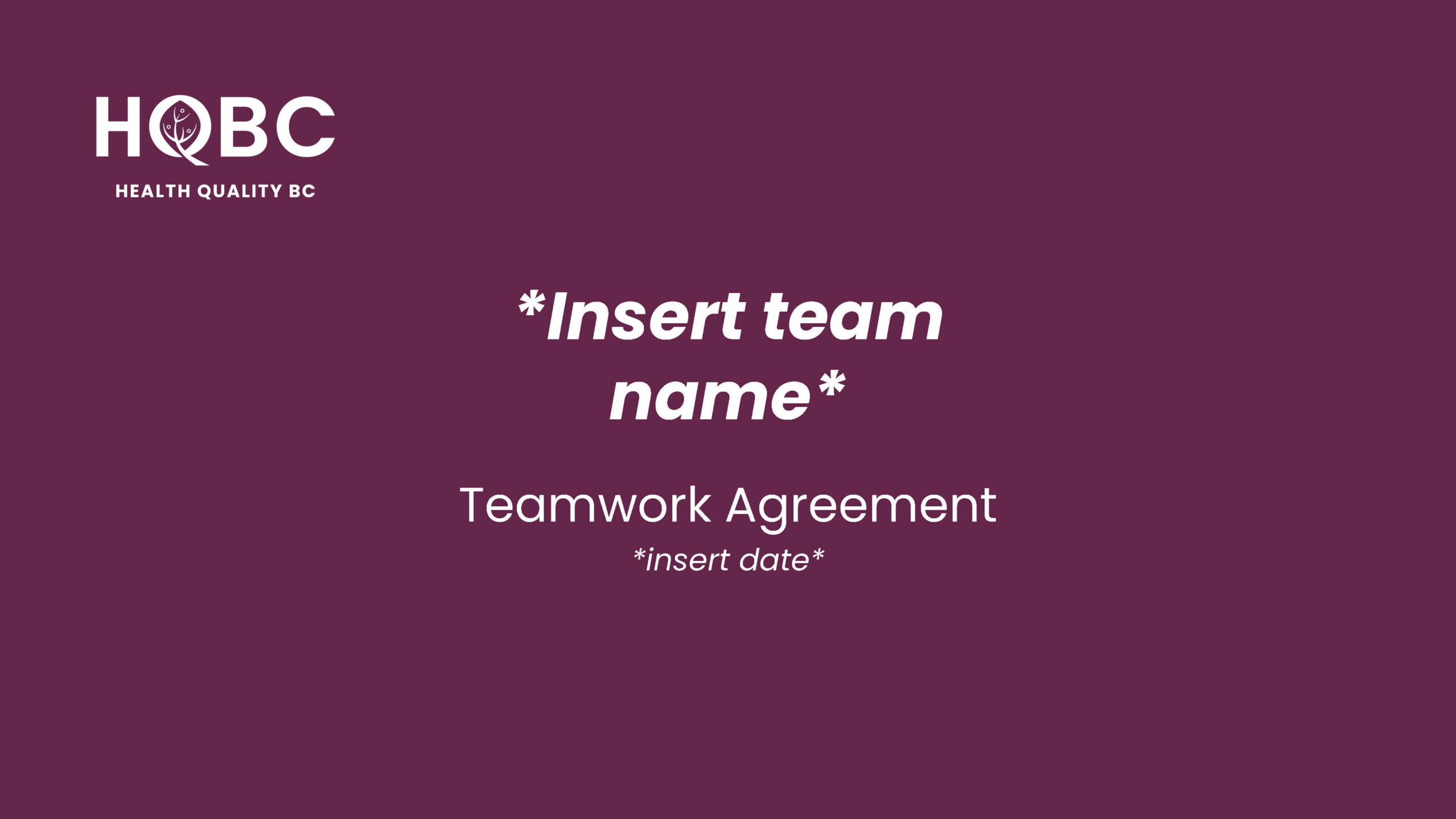 HQBC Teamwork Agreement Guide Thumbnail