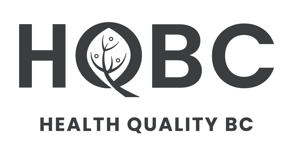 Health Quality BC HQBC Stacked Logo Charcoal