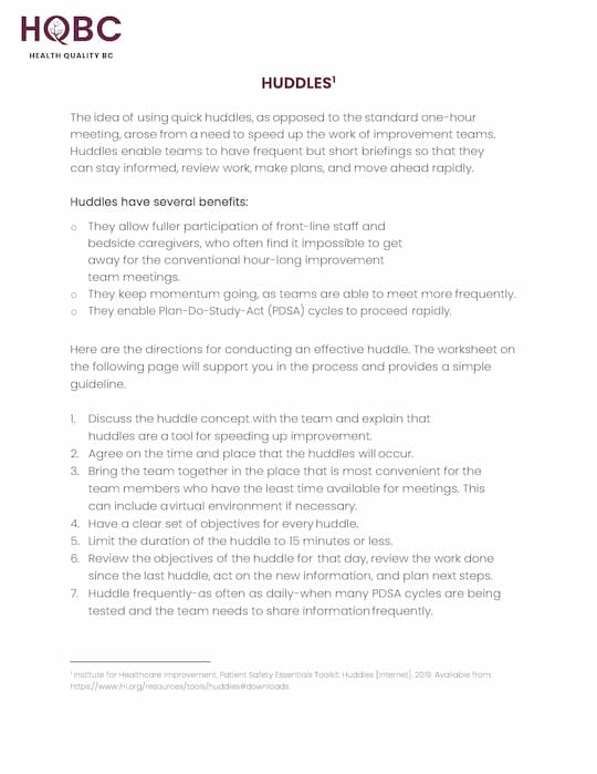 HQBC Team Huddle Worksheet Thumbnail_Page_1