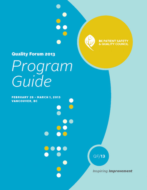 Quality Forum 2013 Program Guide Cover