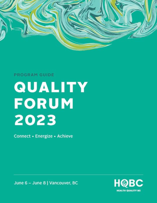 Quality Forum 2023 Program Guide Cover