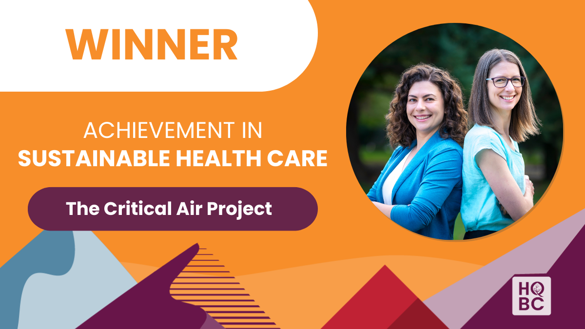 WINNER - Achievement in Sustainable Health Care