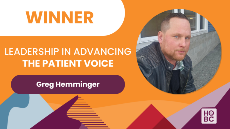 WINNER - Leadership in Advancing the Patient Voice