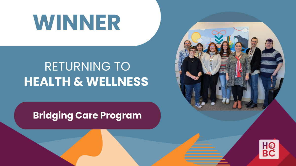 WINNER - Returning to Health & Wellness